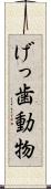 げっ歯動物 Scroll