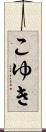 こゆき Scroll