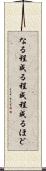 なる程 Scroll
