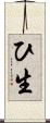 ひ生 Scroll