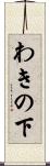 わきの下 Scroll