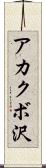 アカクボ沢 Scroll