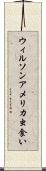 ウィルソンアメリカ虫食い Scroll