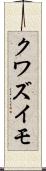 クワズイモ Scroll