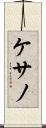 ケサノ Scroll