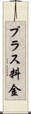 プラス料金 Scroll