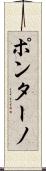ポンターノ Scroll