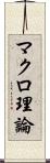 マクロ理論 Scroll