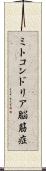 ミトコンドリア脳筋症 Scroll