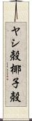 ヤシ殻 Scroll