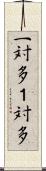 一対多 Scroll