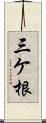 三ケ根 Scroll