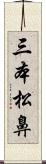 三本松鼻 Scroll