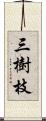 三樹枝 Scroll