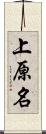 上原名 Scroll