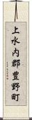 上水内郡豊野町 Scroll
