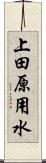 上田原用水 Scroll