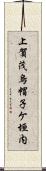 上賀茂烏帽子ケ垣内 Scroll