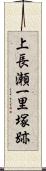 上長瀬一里塚跡 Scroll
