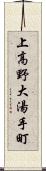 上高野大湯手町 Scroll