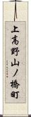 上高野山ノ橋町 Scroll