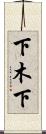 下木下 Scroll