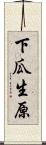 下瓜生原 Scroll