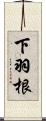 下羽根 Scroll