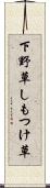 下野草 Scroll