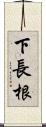 下長根 Scroll