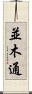 並木通 Scroll