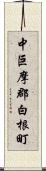 中巨摩郡白根町 Scroll