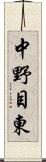 中野目東 Scroll
