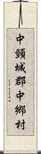 中頸城郡中郷村 Scroll