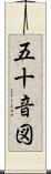 五十音図 Scroll