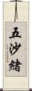五沙緒 Scroll