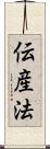 伝産法 Scroll