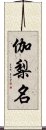 伽梨名 Scroll