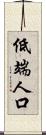 低端人口 Scroll