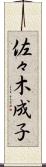 佐々木成子 Scroll