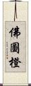 佛圖橙 Scroll