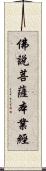 佛說菩薩本業經 Scroll
