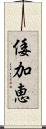 倭加恵 Scroll