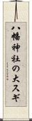 八幡神社の大スギ Scroll