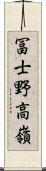 冨士野高嶺 Scroll