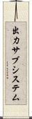 出力サブシステム Scroll