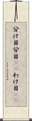 分け目 Scroll