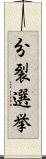 分裂選挙 Scroll