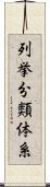 列挙分類体系 Scroll