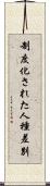 制度化された人種差別 Scroll